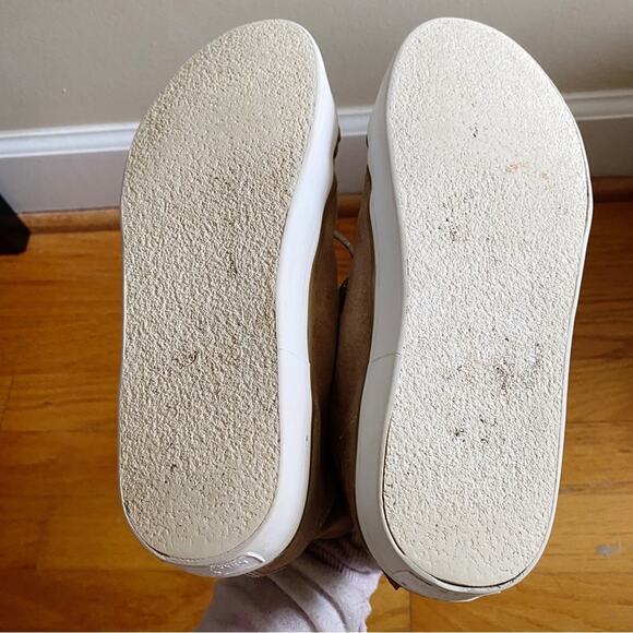 Kate Spade | Lendal High Top Sneakers Shoes Lace-Up Suede Sherpa Tan Size 7 - Picture 10 of 10